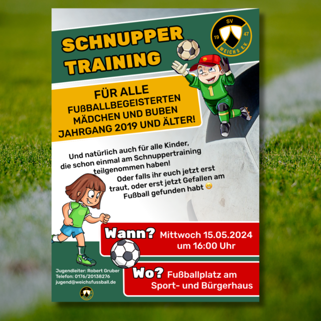 Schnuppertraining 2024 Post